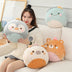 Cartoon Dinosaur Pig Bear Penguin Hands Warm Pillow Down Cotton - Minihomy