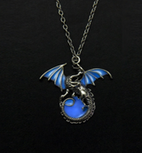 Glowing Dragon Pendant Necklace - Minihomy