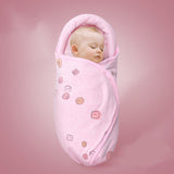 Newborn Baby Cotton Blanket Swaddle Cute Cartoon Toddler Winter Warm Sleeping Bags - Minihomy