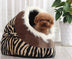 Leopard kennel  litter cat  dog house pet bed supplies - Minihomy