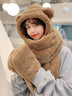 Bear Ears Scarf Hat - Minihomy