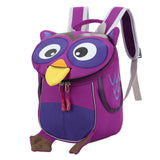 Cartoon children's schoolbag kindergarten baby 1-3 year old baby wrapped in the lovable owl's shoulder bag - Minihomy