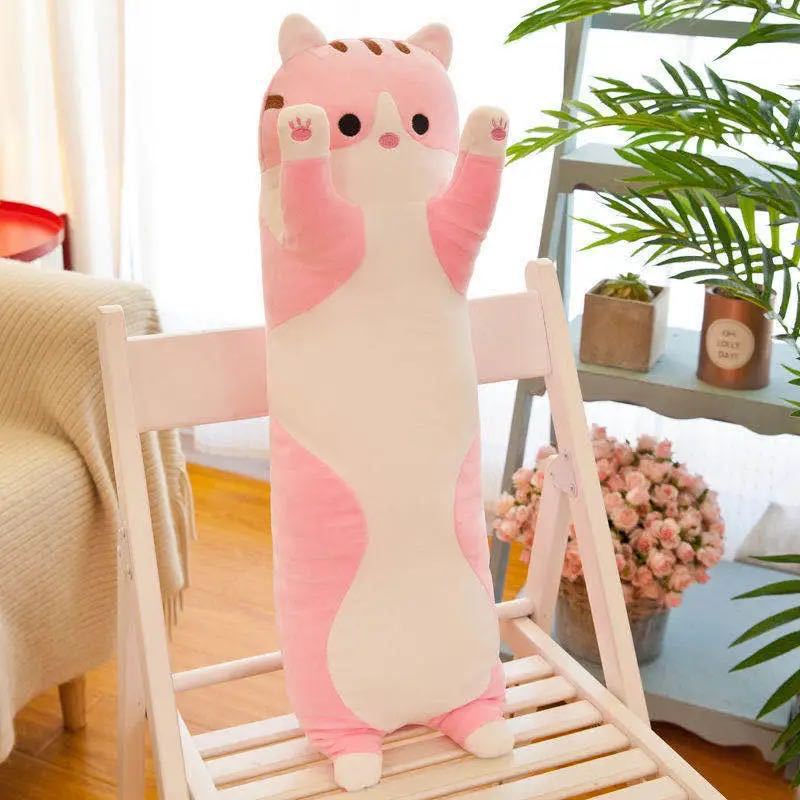 Long Cat Pillow Plush Toy Doll - Minihomy