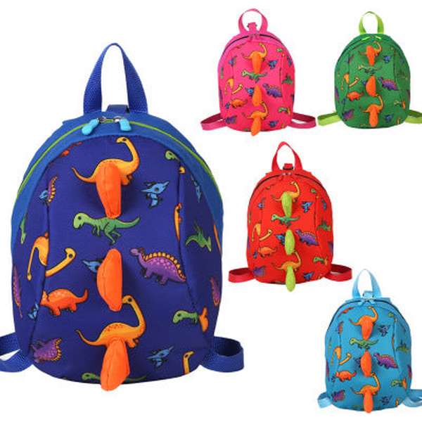 Children Cute Cartoon Dinosaur Plush Backpack - Minihomy