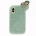 Cute Warm Rabbit Fur Plush diamond Phone Case - Minihomy