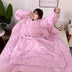 Multifunction Lazy Quilt with Sleeves Winter Warm Thickened Washed Quilt Blanket - Minihomy