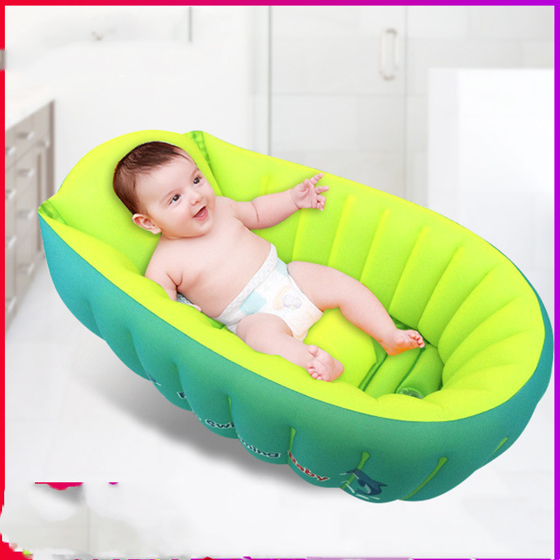 Baby Bath Tub Inflatable Bathtubs Baby Folding Bathtub Flower Bath Tubs Baby Goods for the Newborn - Minihomy