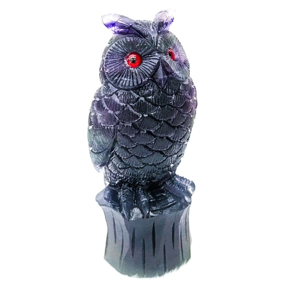 Daxiao Night Owl Hand Carved Ornaments - Minihomy