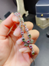 Natural Rainbow Color Tourmaline Necklace Pendant - Minihomy