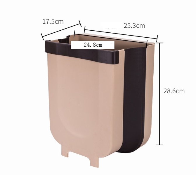 Foldable Wall Mounted Trashcan - Minihomy