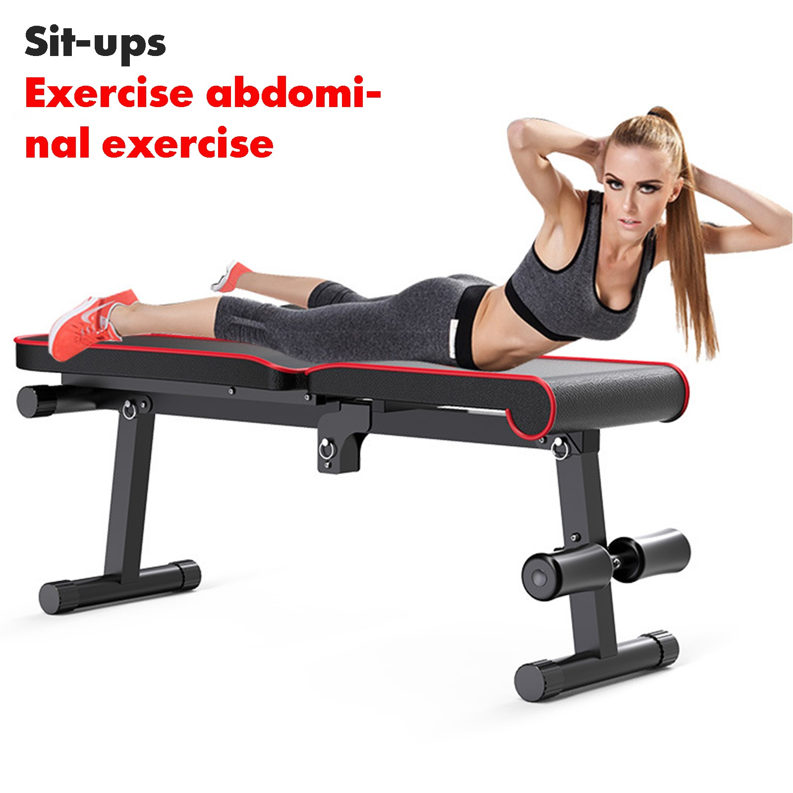 Multifunctional Adjustable Supine Board Fitness Equipment Folding Dumbbell Bench - Minihomy