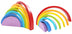 Kids Wooden Blocks Rainbow Wooden Buliding Blocks - Minihomy