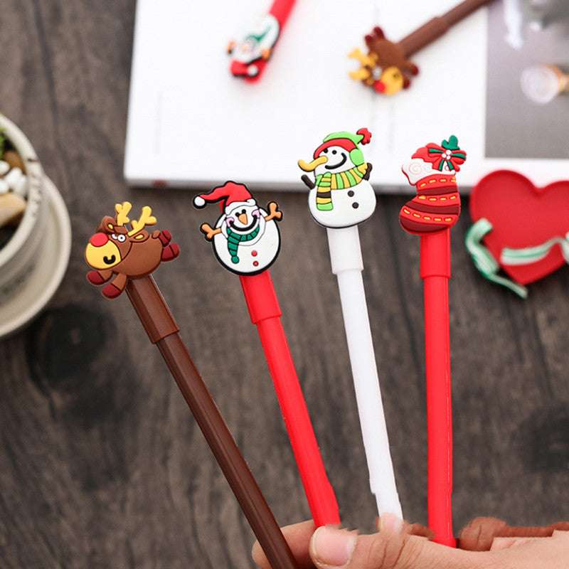 Christmas Gel Cute Cartoon Pen Writing Stationery - Minihomy