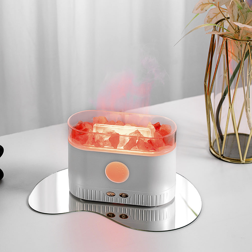 Desktop Atmosphere Lamp Flame Fragrance Humidifier Home Decor - Minihomy