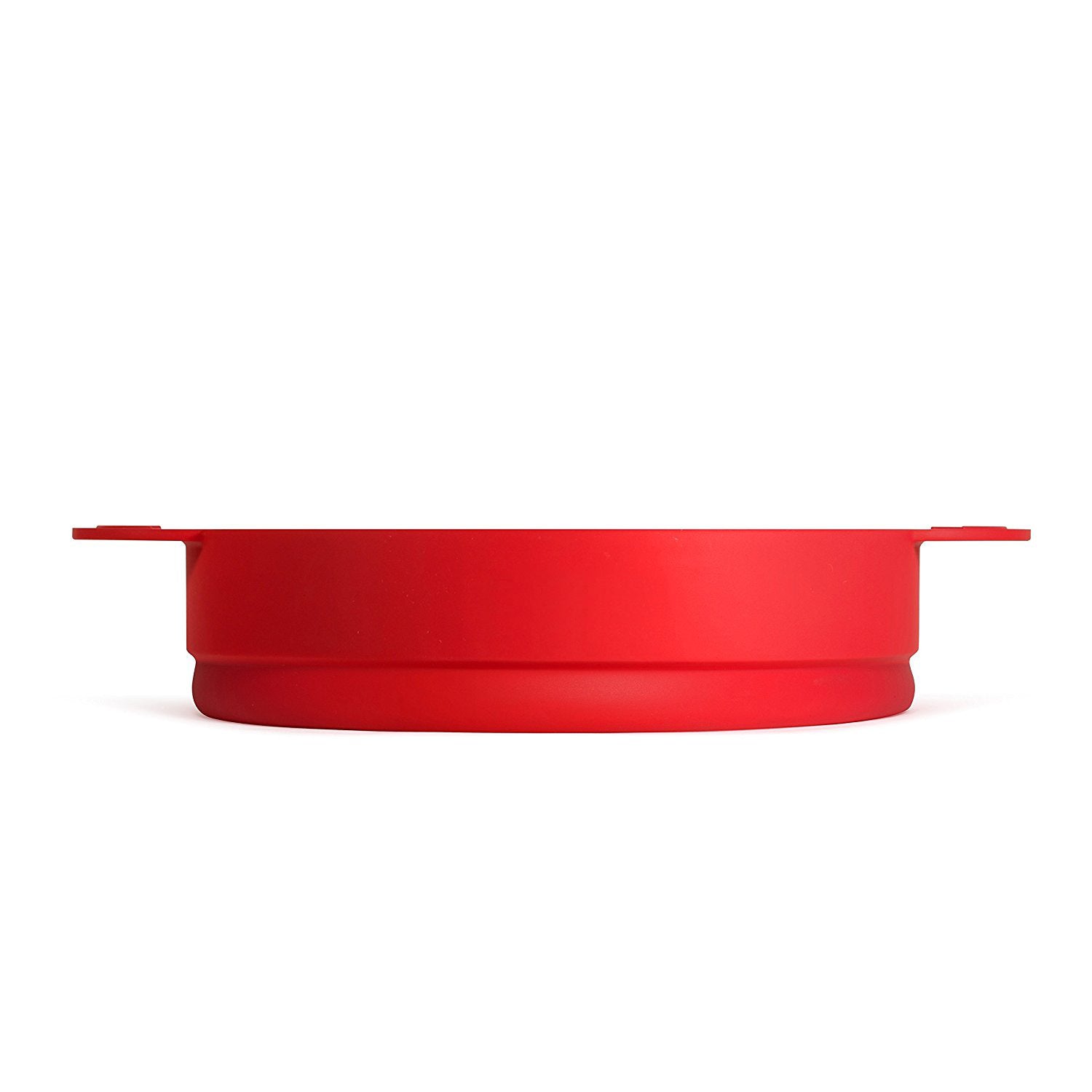 Silicone popcorn bowl with handle