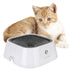 Cat Dog Water Bowl Carried Floating Anti-Overflow Slow Water Feeder Dispenser - Minihomy