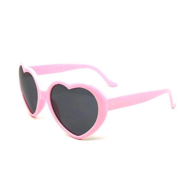 Heart-shaped Lights Become Love Special Effects Glasses Sunglasses - Minihomy