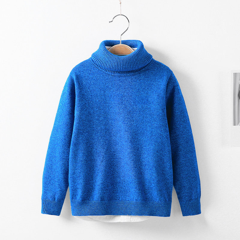 Autumn and winter high collar children's knitwear - Minihomy