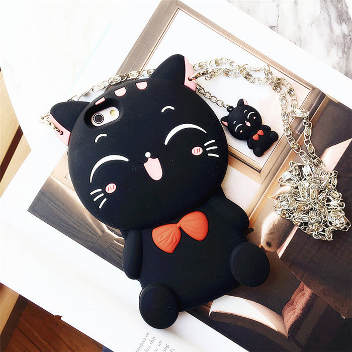 Lucky Cat Soft Silicone Phone Case Cover - Minihomy