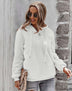 Casual Women's Warm Loose Solid Color Sweater - Minihomy