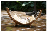 Cat Hammock Wooden Bed Pet Supplies - Minihomy