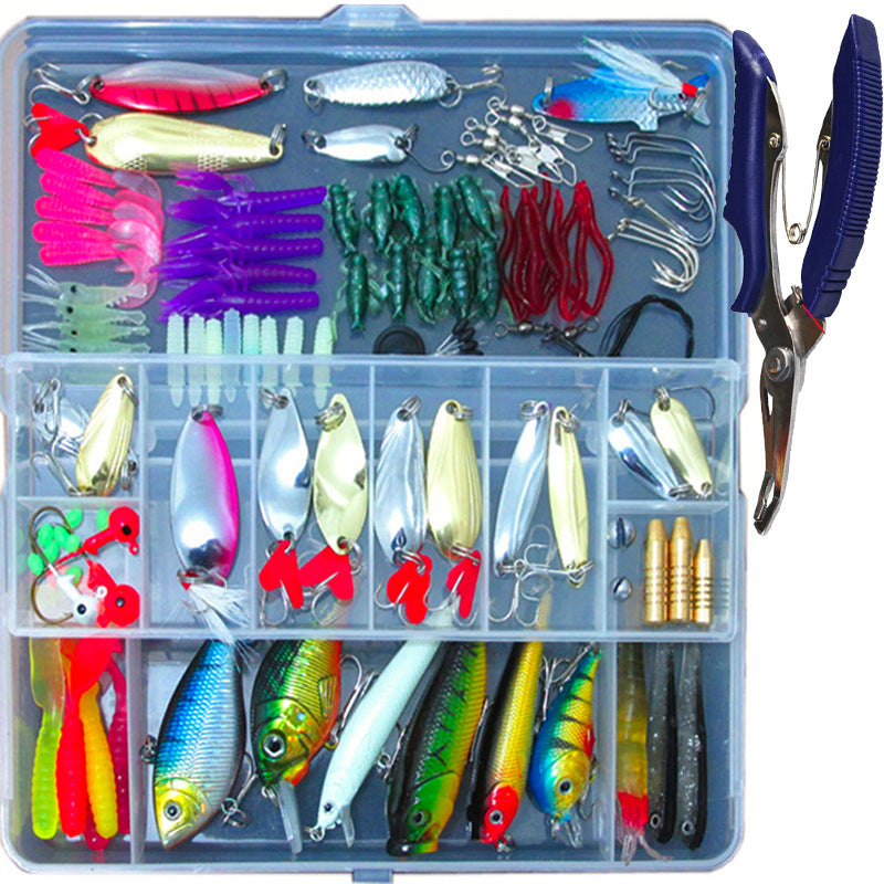 132 Pcs Fishing Lures Set Mixed Minnow Hooks Fish Lure Kit In Box Artificial Bait Fishing - Minihomy