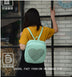 Korean cute students children's soft sister Macarons retro color transparent Backpack Bag - Minihomy