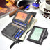 Men's short multifunctional Wallet Card Wallet Vintage multi personality card bag purse spot - Minihomy