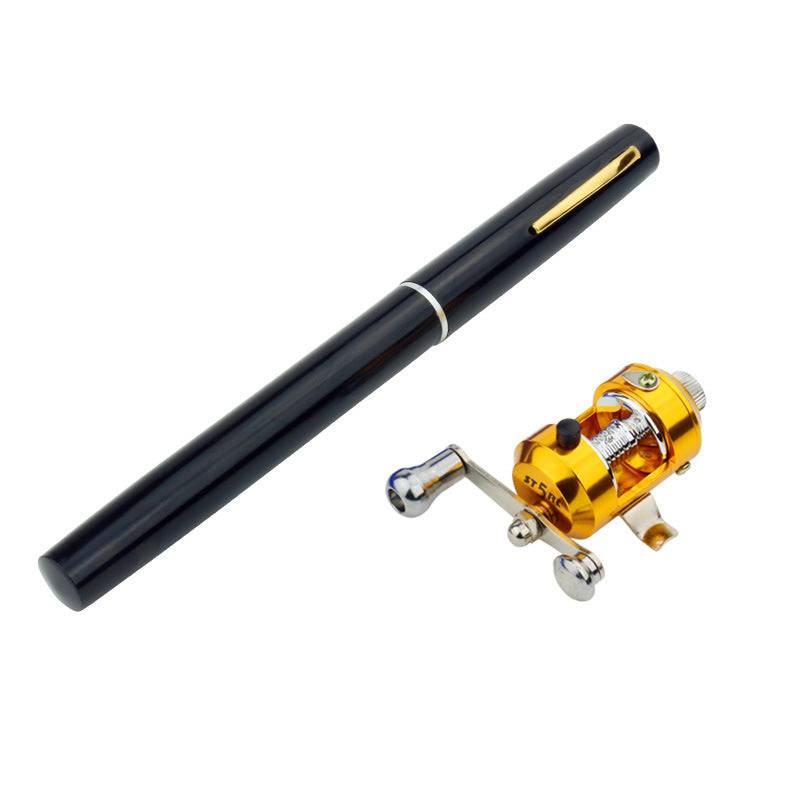 1 meters foreign trade Mini fishing rod, cross border Amazon WISH portable pen fishing rod Fishing Rod A - Minihomy