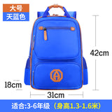 English aristocratic children's schoolbag 6-12 year old schoolbag boys and girls 1-3-5-6 grade super light backpack - Minihomy