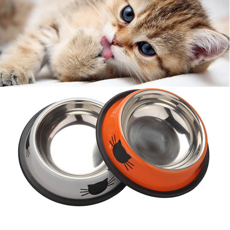 Stainless steel pet bowl