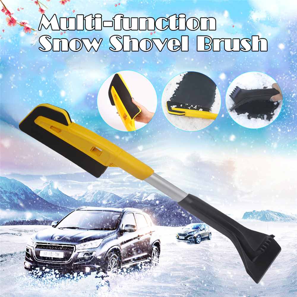 Car EVA Snow Shovel Multifunctional Snow Shovel Long Rod Deicing Ice Sweep Tool - Minihomy