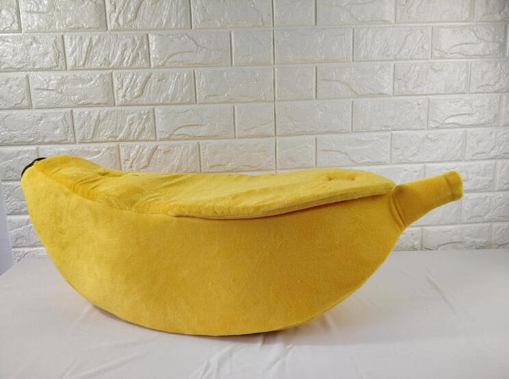 Pet House Dog Bed Banana Shape Dog House Cute Pet Kennel Nest Warm Dog Sofas Sleeping Bed - Minihomy