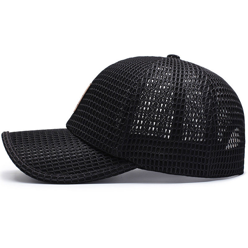 Mesh baseball cap adjustable comfort sunhat - Minihomy