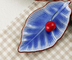 Creative Banana Leaf Shape Ceramic Plate Lovely Seasoning Dish - Minihomy