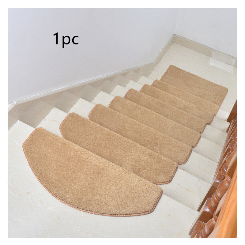 Solid color stair free glue self-adhesive stair carpet