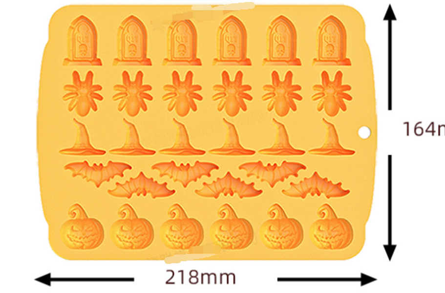 Halloween 40 Skull Ice Cube Baking Mould - Minihomy