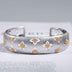 Clover Bracelet Palace Court S925 Silver Plated Elegant Narrow Bracelet Female Jewelry - Minihomy