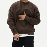 Large-size Youth All-match Drop-shoulder Pullover Top - Minihomy