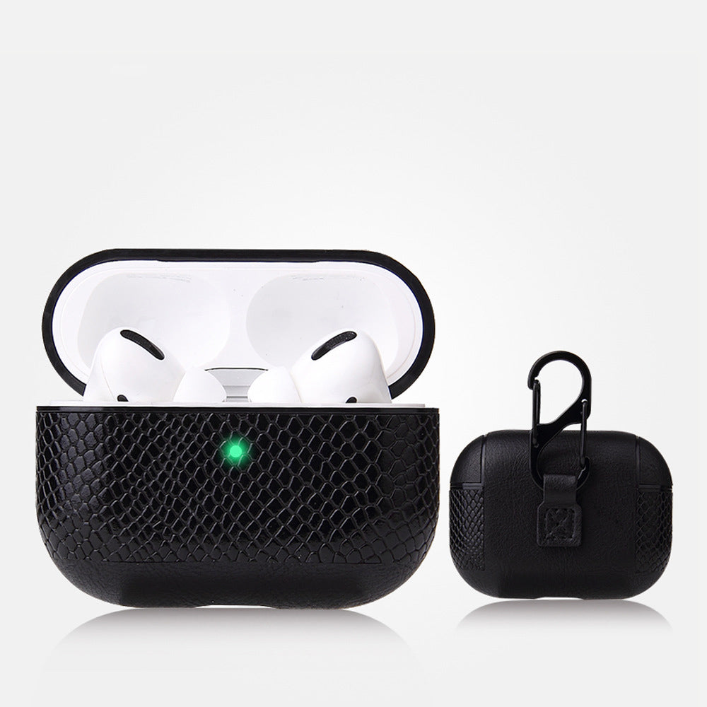 Apple AirPods Pro İçin Yılan Derisi Çanta Kılıfı