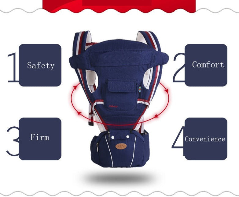 Ergonomic Carrier Backpack Hip seat for newborn - Minihomy