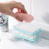 New Usage Roller Type Soap Dish Holder For Bathroom Toliet Soap Box Plastic Storage Container With Drain Water Bathroom Gadgets - Minihomy