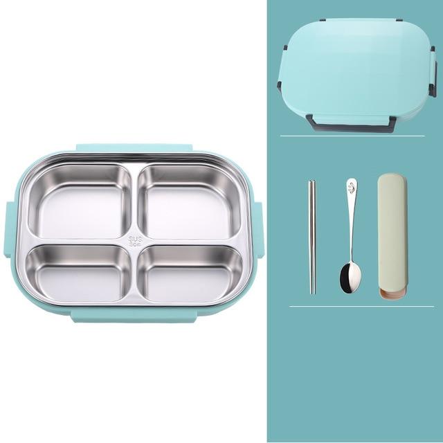 Stylish leakproof Japanese style stainless steel lunch box