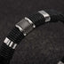 Men's Layered Leather Woven Bracelet - Minihomy