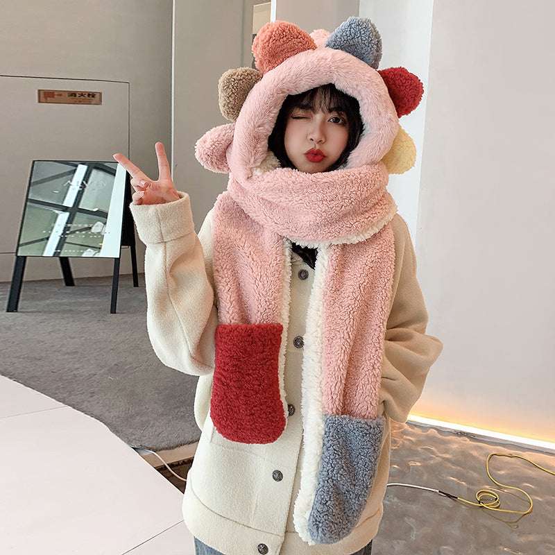 Bear Ears Scarf Hat - Minihomy