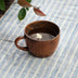 Handle coffee wooden cup whole wood cup - Minihomy