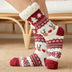 Christmas socks female autumn and winter tube floor socks - Minihomy