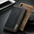 Canvas material  leather Phone case - Minihomy