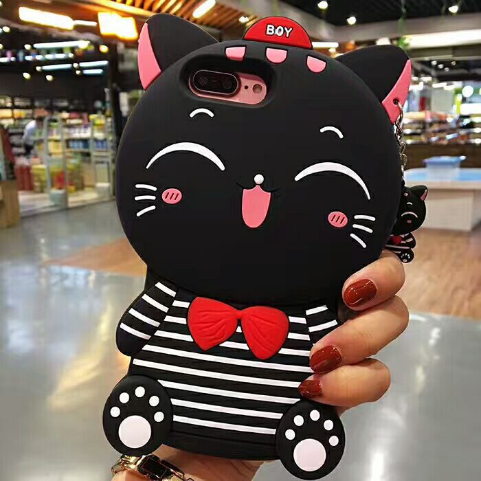 Lucky Cat Soft Silicone Phone Case Cover - Minihomy