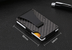 Carbon fiber RFID anti-magnetic card package aluminum bank card credit card business card holder wallet European and American metal wallet - Minihomy